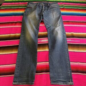 Diesel Jeans Mens Act 31x31 D-Bazer  Tapered Slim Fit Stretch Blue Stretch 009ER